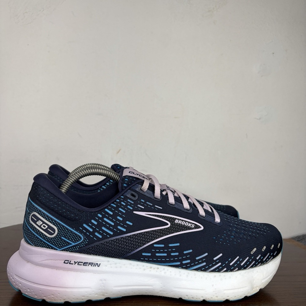 Saucony Glycerin 20 Shoes Women's 11.5 Blue Running Trainer Sneaker 1203691B499 - Picture 4 of 16